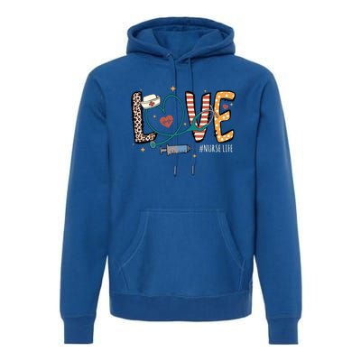 Nurse Life Love Inspire Heal Happy Nurses Day Gift Premium Hoodie