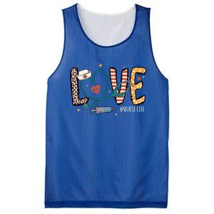 Nurse Life Love Inspire Heal Happy Nurses Day Gift Mesh Reversible Basketball Jersey Tank