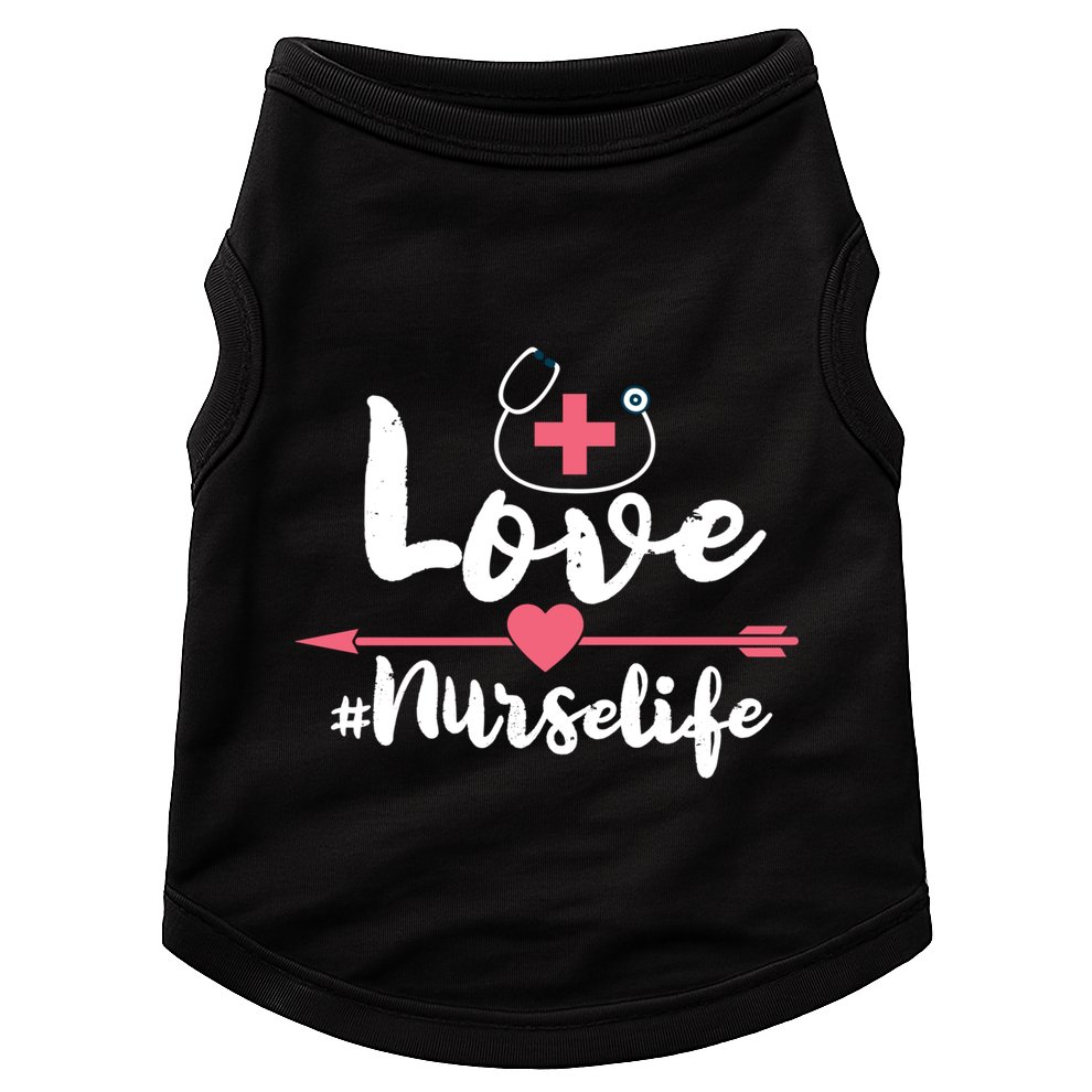 Nurse Life Love Doctors Medical Rn Lpn Gift Doggie Tank
