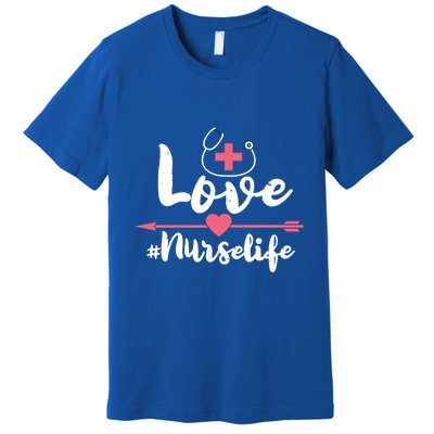 Nurse Life Love Doctors Medical Rn Lpn Gift Premium T-Shirt