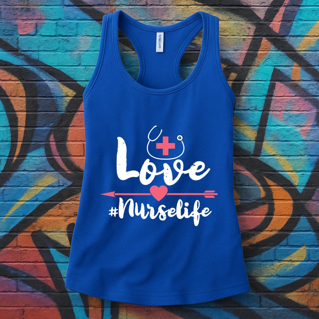 Nurse Life Love Doctors Medical Rn Lpn Gift Womens Tank Top