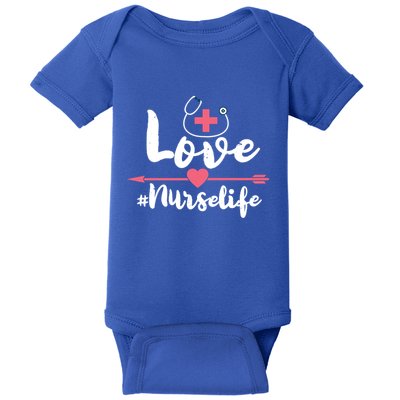 Nurse Life Love Doctors Medical Rn Lpn Gift Baby Bodysuit
