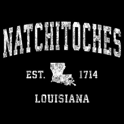 Natchitoches Louisiana La Vintage Athletic Sports T-Shirt