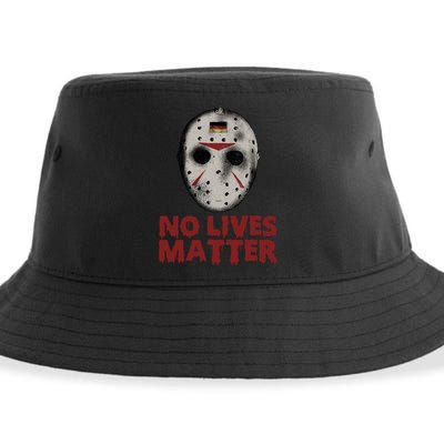 No Lives Matter Horror Halloween Jason Sustainable Bucket Hat