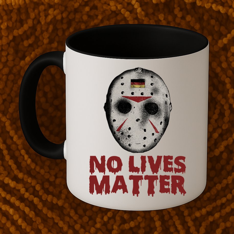 No Lives Matter Horror Halloween Jason Mug