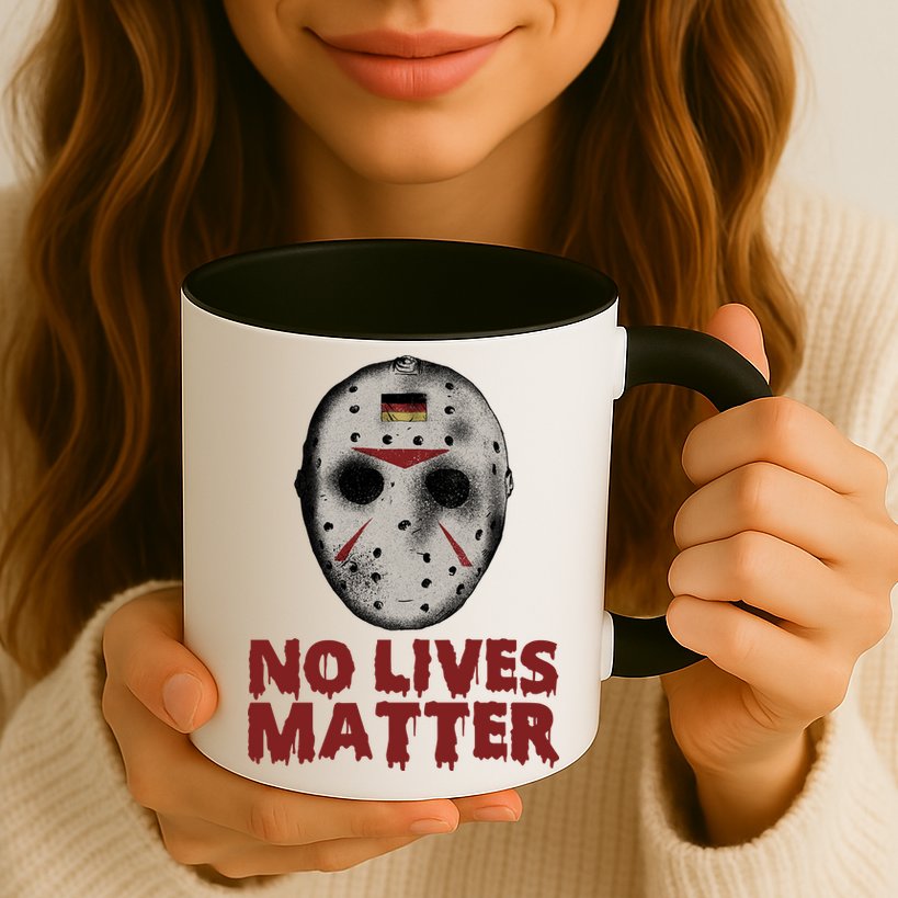 No Lives Matter Horror Halloween Jason Mug