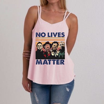 No Lives Matter Halloween Women's Strappy Tank