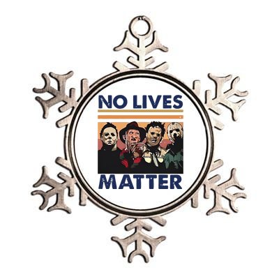 No Lives Matter Halloween Metallic Star Ornament