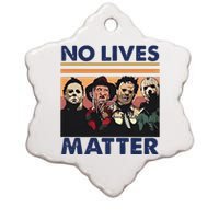 No Lives Matter Halloween Ceramic Star Ornament