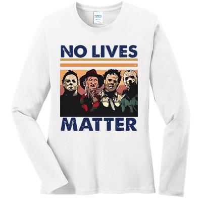 No Lives Matter Halloween Ladies Long Sleeve Shirt