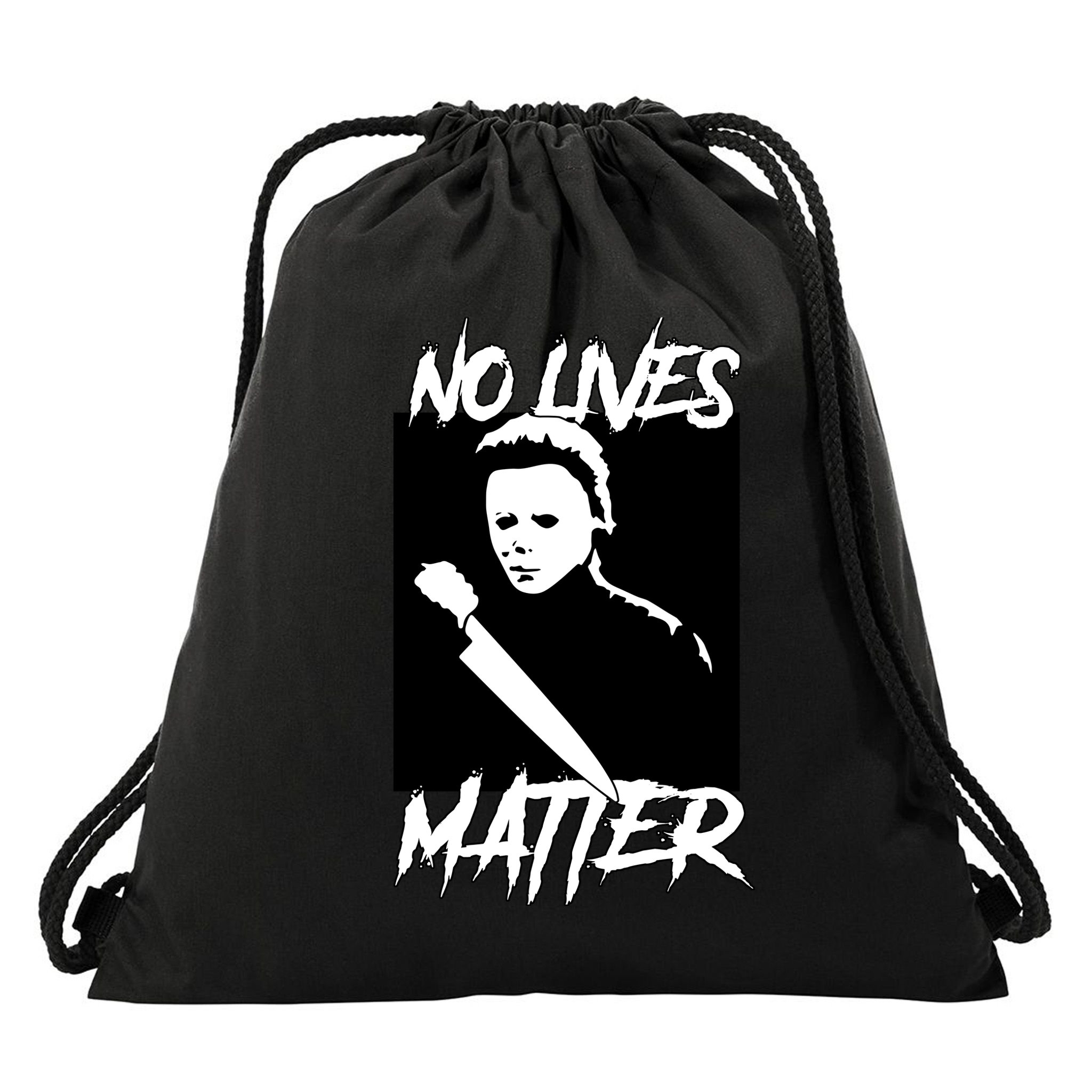 No Lives Matter Drawstring Bag