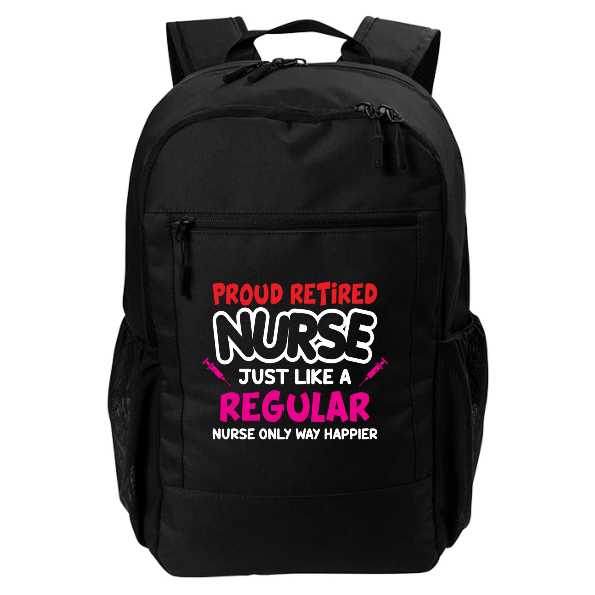 Nurse Life Merch Proud Retired Nurse Just Like A Regular Gift Backpack