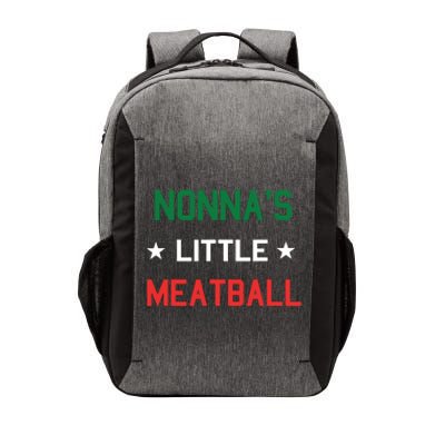 Nonnas Little Meatball Funny Italian Sayings Gift Vector Backpack