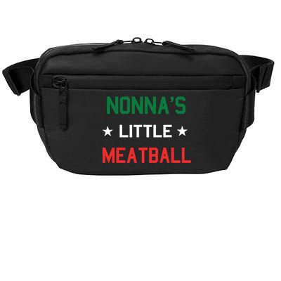 Nonnas Little Meatball Funny Italian Sayings Gift Crossbody Pack