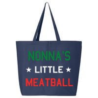 Nonnas Little Meatball Funny Italian Sayings Gift 25L Jumbo Tote