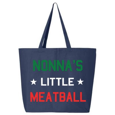 Nonnas Little Meatball Funny Italian Sayings Gift 25L Jumbo Tote