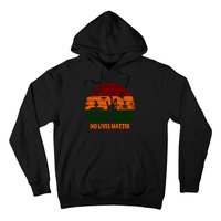 No Lives Matter Funny Halloween Hoodie