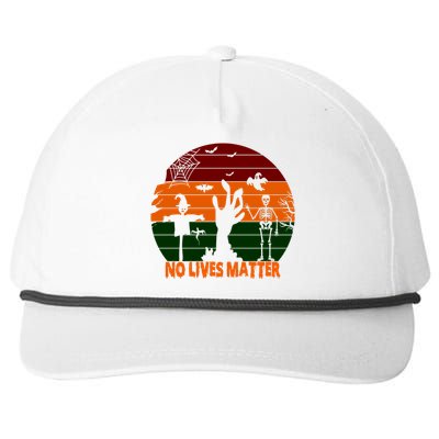 No Lives Matter Funny Halloween Snapback Five-Panel Rope Hat