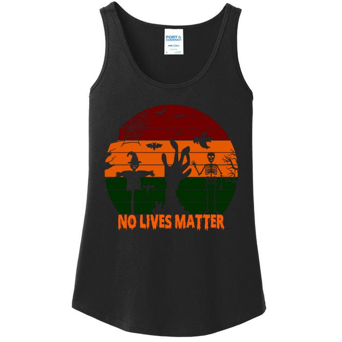 No Lives Matter Funny Halloween Ladies Essential Tank