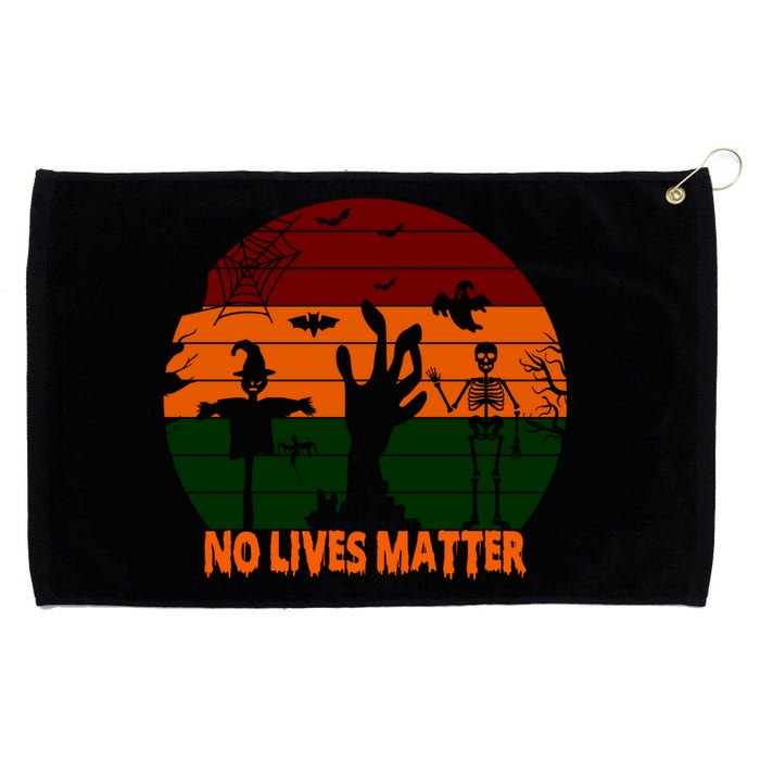 No Lives Matter Funny Halloween Grommeted Golf Towel