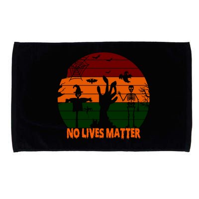 No Lives Matter Funny Halloween Microfiber Hand Towel