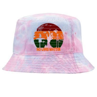 No Lives Matter Funny Halloween Tie-Dyed Bucket Hat