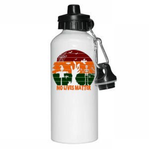 No Lives Matter Funny Halloween Aluminum Water Bottle