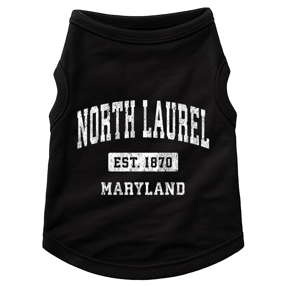 North Laurel Maryland Md Vintage Athletic Sports Doggie Tank