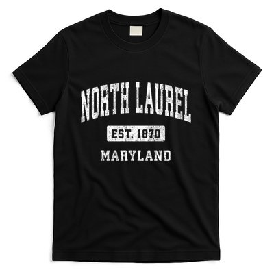 North Laurel Maryland Md Vintage Athletic Sports T-Shirt