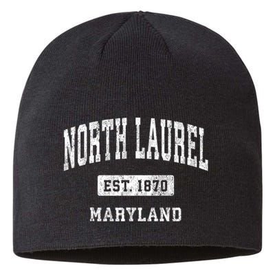 North Laurel Maryland Md Vintage Athletic Sports Sustainable Beanie