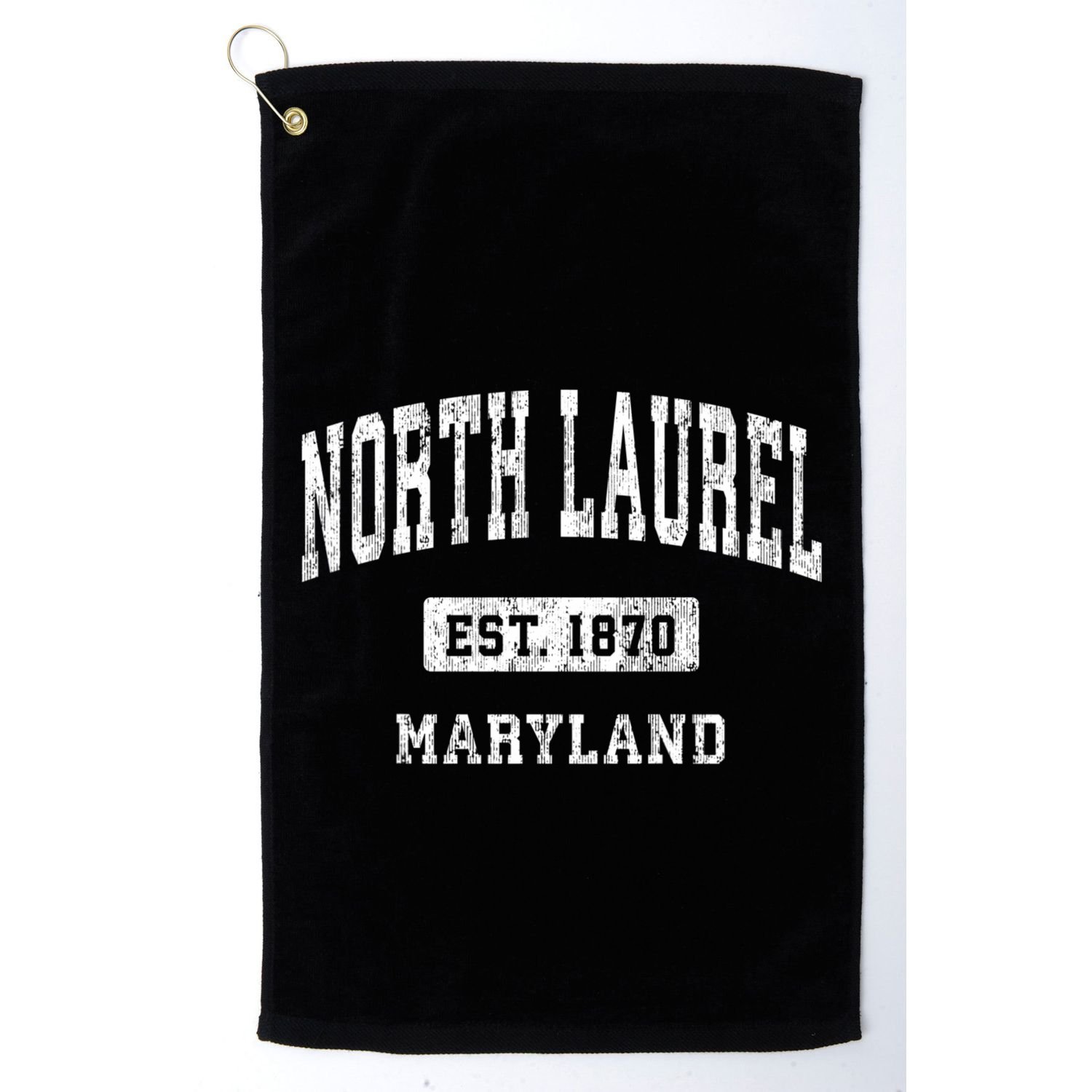 North Laurel Maryland Md Vintage Athletic Sports Golf Towel