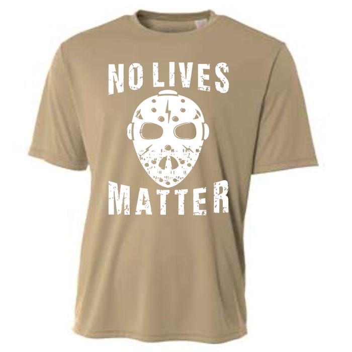 No Lives Matter Jason Voorhees Halloween Horror Friday The Inspired Hockey Cooling Performance Crew T-Shirt