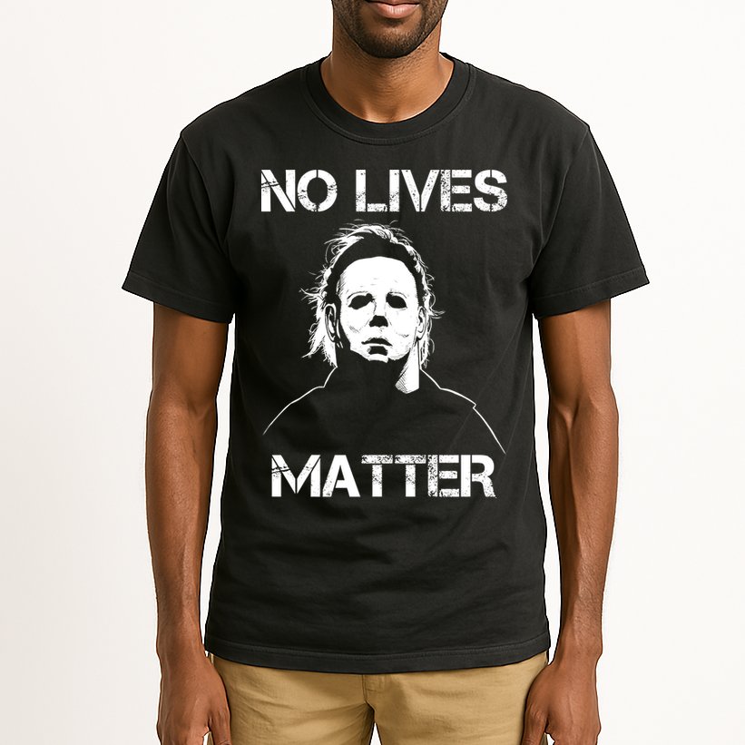 No Lives Matter Halloween Scary Parody Tall T-Shirt