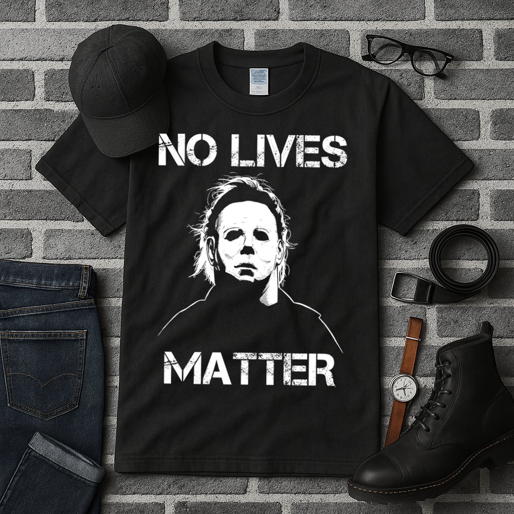 No Lives Matter Halloween Scary Parody Tall T-Shirt