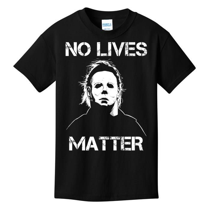 No Lives Matter Halloween Scary Parody Kids T-Shirt