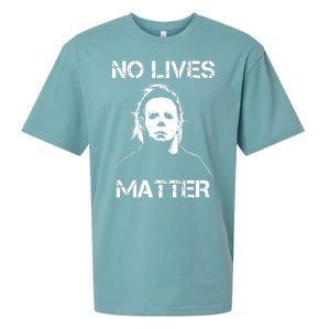 No Lives Matter Halloween Scary Parody Sueded Cloud Jersey T-Shirt