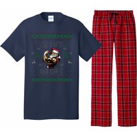 No Lift No Gift Gym Powerlifting Ugly Christmas Sweater Sant Pajama Set