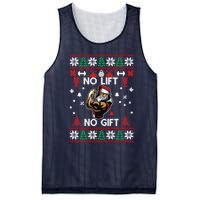 No Lift No Gift Ugly Christmas Mesh Reversible Basketball Jersey Tank