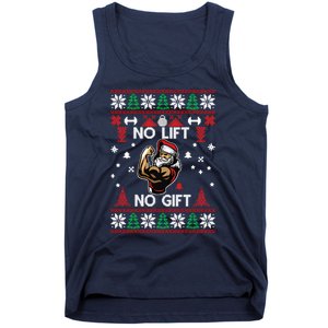 No Lift No Gift Ugly Christmas Tank Top