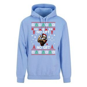 No Lift No Gift Ugly Christmas Unisex Surf Hoodie