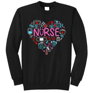 Nurse Love Nursing Student RN Life Thank You Gifts For Women Sweatshirt