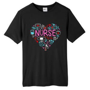 Nurse Love Nursing Student RN Life Thank You Gifts For Women Tall Fusion ChromaSoft Performance T-Shirt