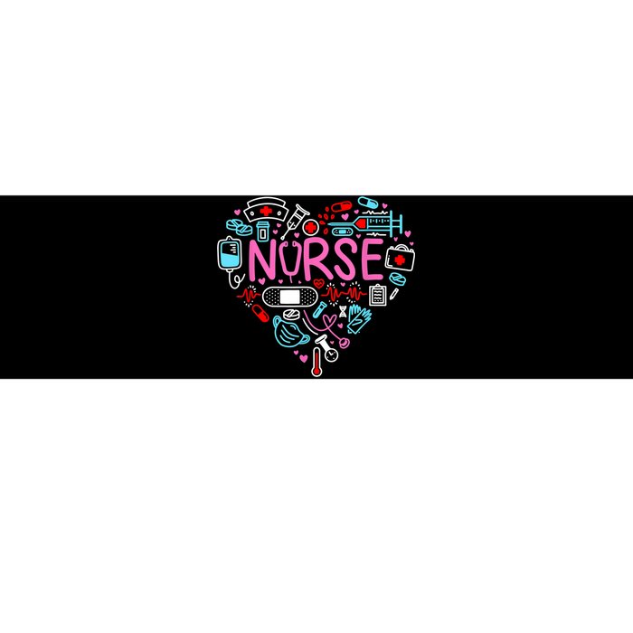 Nurse Love Nursing Student RN Life Thank You Gifts For Women Bumper Sticker