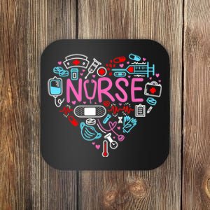 Nurse Love Nursing Student RN Life Thank You Gifts For Women Coaster