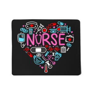 Nurse Love Nursing Student RN Life Thank You Gifts For Women Mousepad