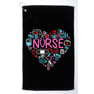 Nurse Love Nursing Student RN Life Thank You Gifts For Women Golf Towel