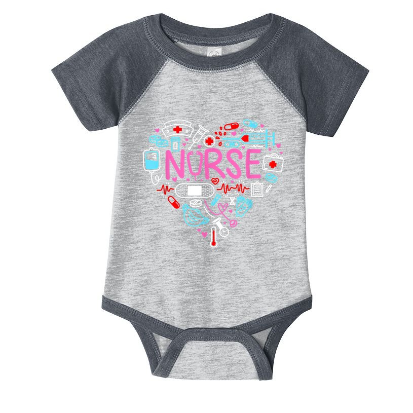 Nurse Love Nursing Student RN Life Thank You Gifts For Women Infant Baby Jersey Bodysuit