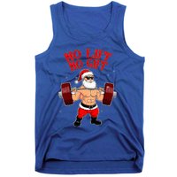 No Lift No Gift Funny Santa Weightlifting Gym Bodybuilder Tank Top