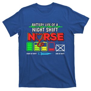 Nurse Lifesavers Nursing Energy Night Shift Battery Life Gift T-Shirt