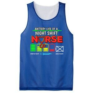 Nurse Lifesavers Nursing Energy Night Shift Battery Life Gift Mesh Reversible Basketball Jersey Tank